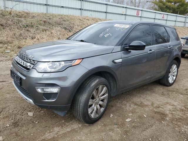 SALCT2BG4GH585387 - 2016 LAND ROVER DISCOVERY HSE LUXURY GRAY photo 1
