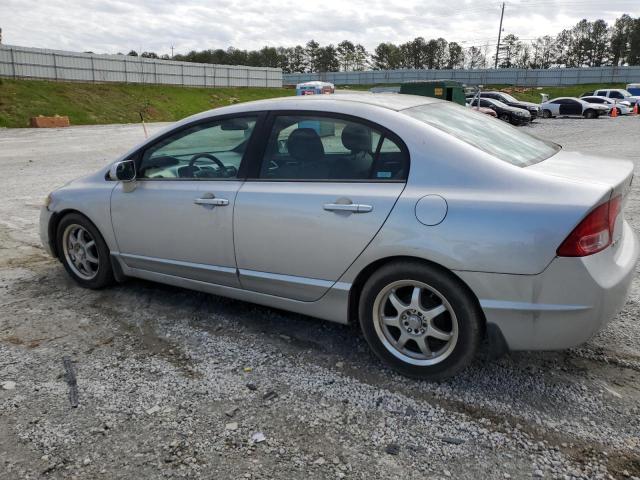 1HGFA16556L081473 - 2006 HONDA CIVIC LX SILVER photo 2