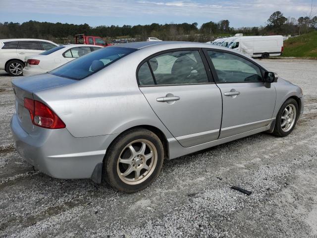 1HGFA16556L081473 - 2006 HONDA CIVIC LX SILVER photo 3