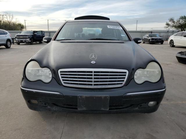 WDBRF64J13F328992 - 2003 MERCEDES-BENZ C 320 BLACK photo 5