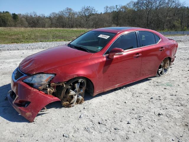 JTHBE5C26A2017636 - 2010 LEXUS IS 350 RED photo 1