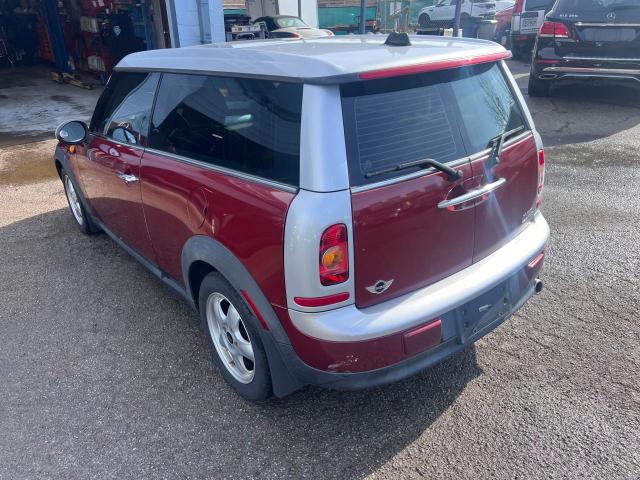 WMWML33599TX33626 - 2009 MINI COOPER CLUBMAN BURGUNDY photo 3