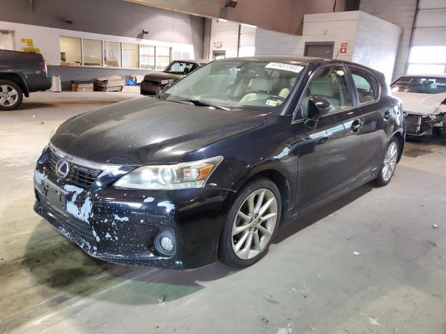 JTHKD5BH5C2104892 - 2012 LEXUS CT H 200 BLACK photo 1