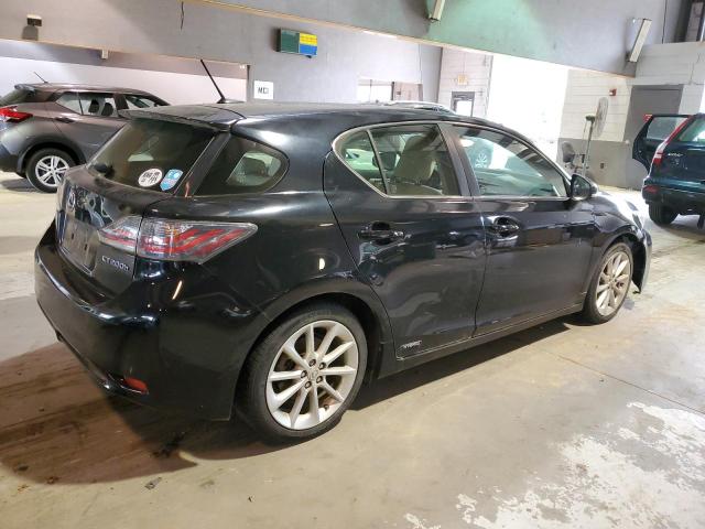 JTHKD5BH5C2104892 - 2012 LEXUS CT H 200 BLACK photo 3