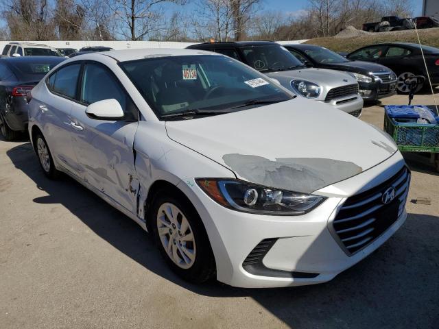 5NPD74LF3HH112925 - 2017 HYUNDAI ELANTRA SE WHITE photo 4