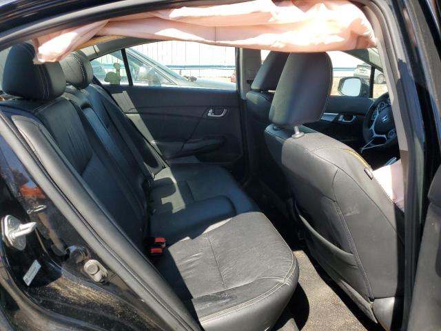 19XFB2F92DE034783 - 2013 HONDA CIVIC EXL შავი ფოტო 10
