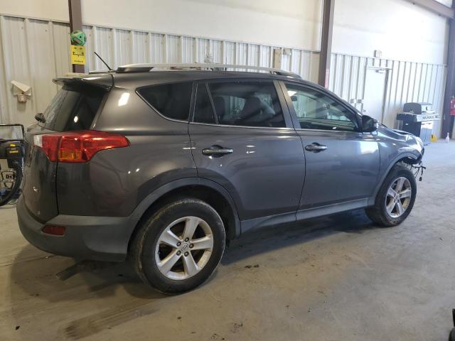 2T3WFREV7EW078084 - 2014 TOYOTA RAV4 XLE GRAY photo 3