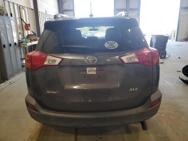 2T3WFREV7EW078084 - 2014 TOYOTA RAV4 XLE GRAY photo 6