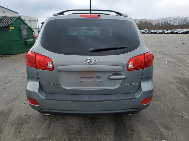 5NMSH73E18H204688 - 2008 HYUNDAI SANTA FE SE BLUE photo 6