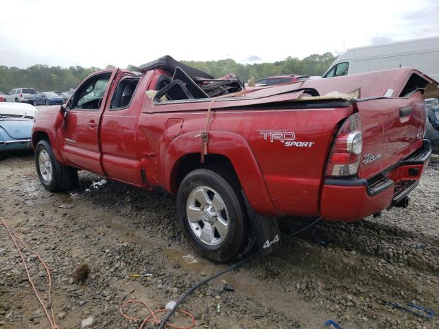 5TEUU4EN3AZ714532 - 2010 TOYOTA TACOMA ACCESS CAB წითელი ფოტო 2