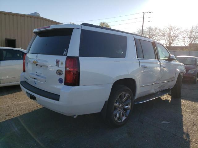 1GNSKHKC5HR261437 - 2017 CHEVROLET SUBURBAN K1500 LT WHITE photo 3