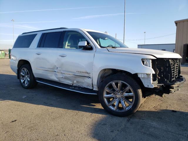 1GNSKHKC5HR261437 - 2017 CHEVROLET SUBURBAN K1500 LT WHITE photo 4