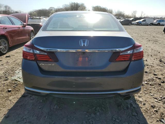 1HGCR2F30GA242177 - 2016 HONDA ACCORD LX GRAY photo 6