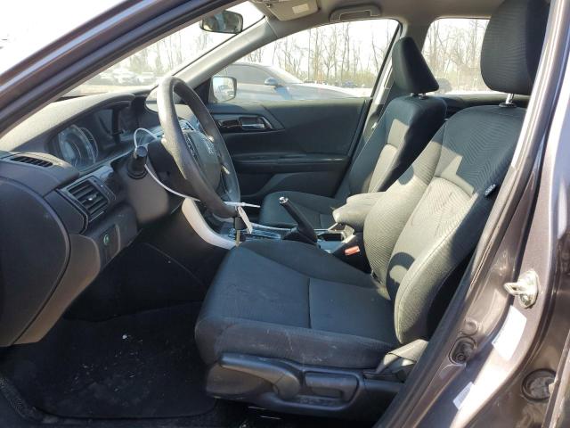 1HGCR2F30GA242177 - 2016 HONDA ACCORD LX GRAY photo 7