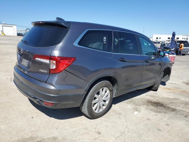 5FNYF6H11KB045213 - 2019 HONDA PILOT LX GRAY photo 3