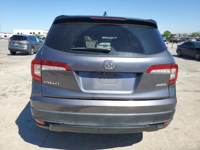 5FNYF6H11KB045213 - 2019 HONDA PILOT LX GRAY photo 6