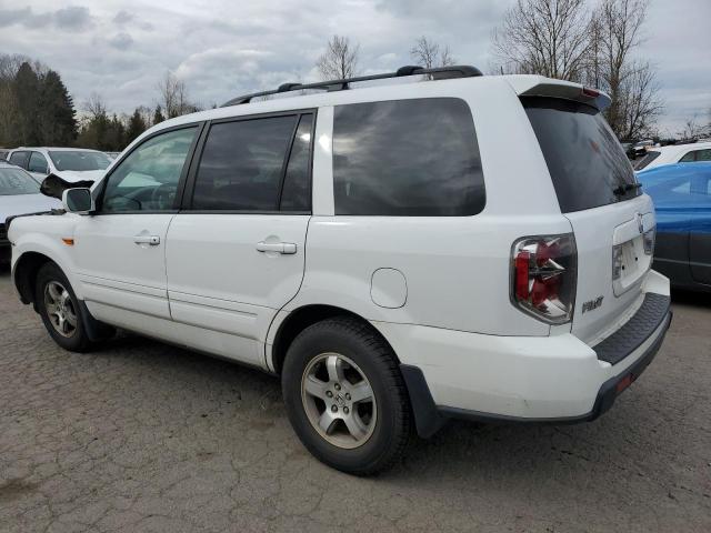 2HKYF18596H551000 - 2006 HONDA PILOT EX WHITE photo 2