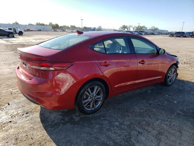 5NPD84LF1JH255083 - 2018 HYUNDAI ELANTRA SEL RED photo 3