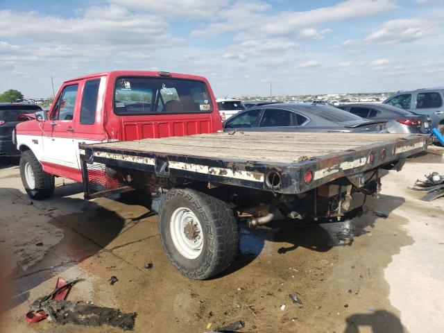 1FTHX25M3NKB12213 - 1992 FORD F250 RED photo 2