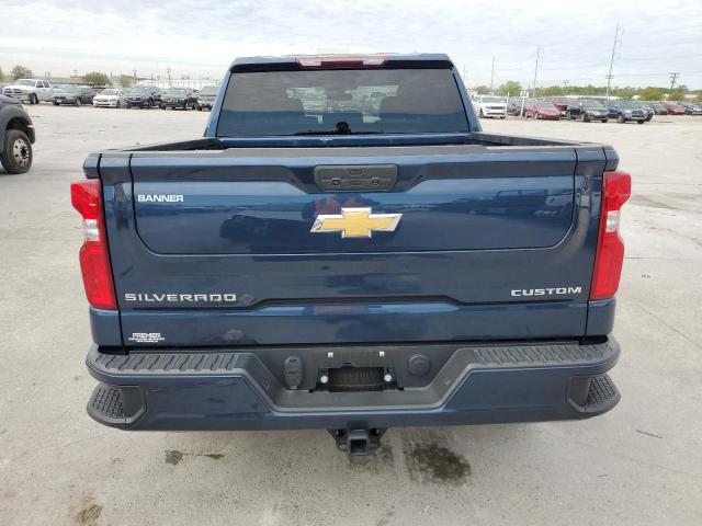 3GCPWBEK8MG428063 - 2021 CHEVROLET SILVERADO C1500 CUSTOM BLUE photo 6