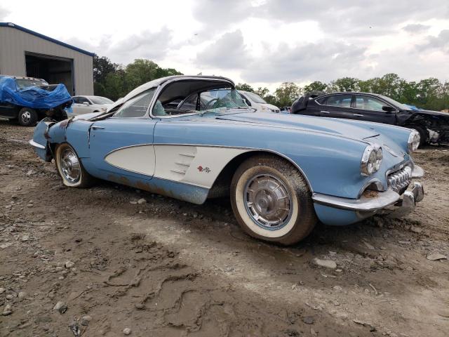 00867S106642 - 1960 CHEVROLET CORVETTE BLUE photo 4