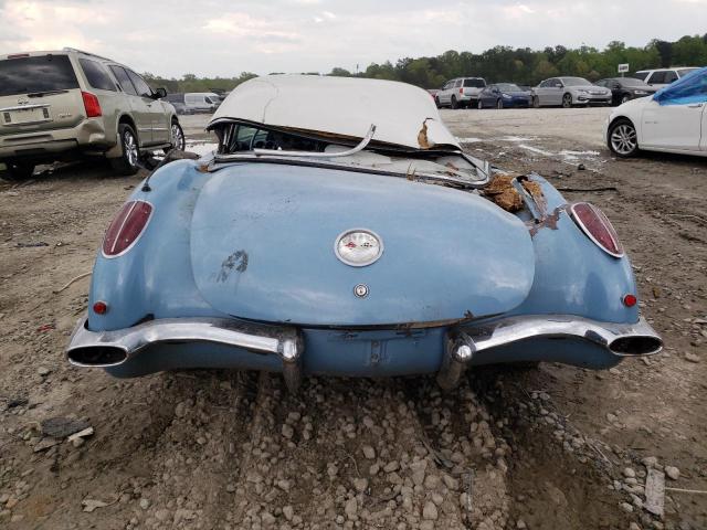 00867S106642 - 1960 CHEVROLET CORVETTE BLUE photo 6