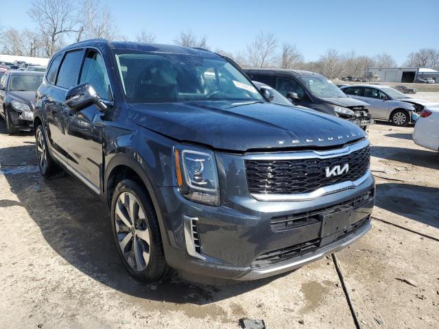 5XYP64HC4NG283636 - 2022 KIA TELLURIDE S CHARCOAL photo 4