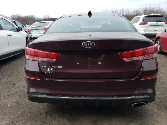 5XXGT4L39KG307932 - 2019 KIA OPTIMA LX MAROON photo 6