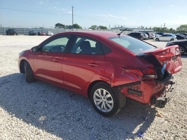 3KPC24A66ME146627 - 2021 HYUNDAI ACCENT SE RED photo 2