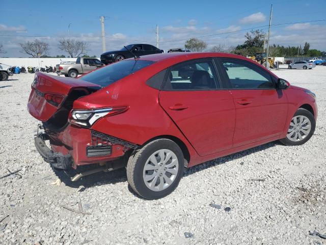 3KPC24A66ME146627 - 2021 HYUNDAI ACCENT SE RED photo 3