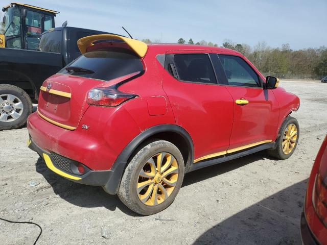 JN8AF5MR4FT506659 - 2015 NISSAN JUKE S RED photo 3