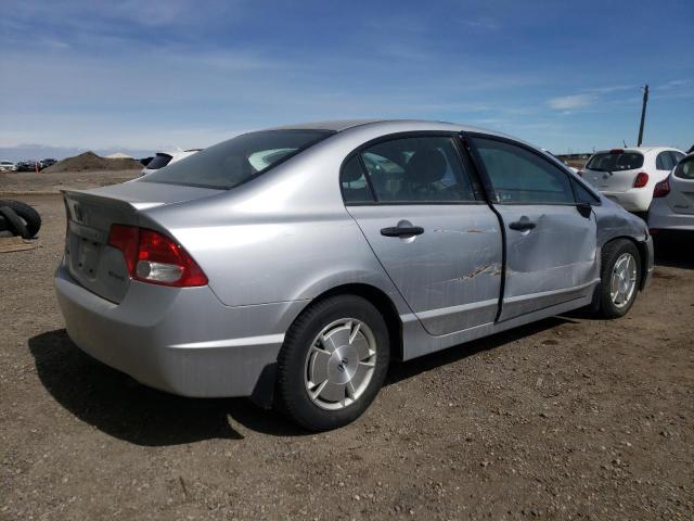 2HGFA16489H110487 - 2009 HONDA CIVIC DX-G SILVER photo 3