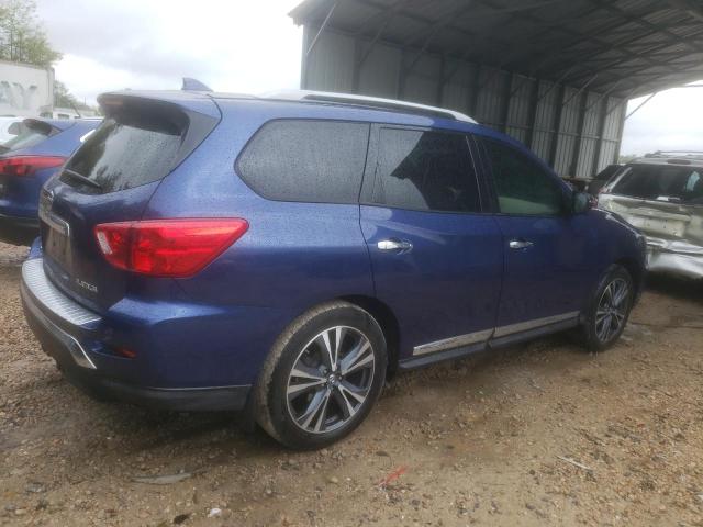 5N1DR2MN9KC592164 - 2019 NISSAN PATHFINDER S BLUE photo 3