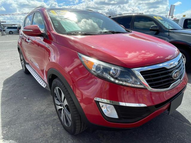 KNDPCCA28C7324350 - 2012 KIA SPORTAGE EX RED photo 1