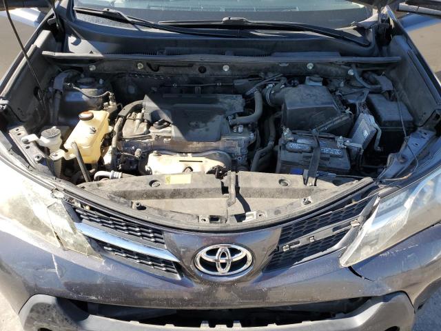 JTMWFREV6EJ012740 - 2014 TOYOTA RAV4 XLE GRAY photo 12