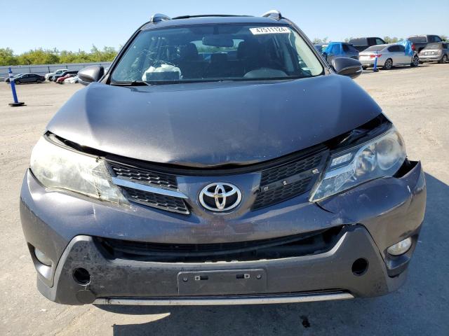 JTMWFREV6EJ012740 - 2014 TOYOTA RAV4 XLE GRAY photo 5