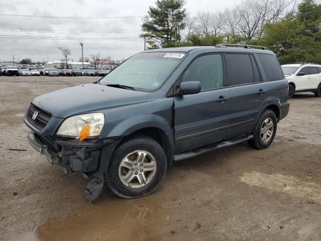 5FNYF18694B007987 - 2004 HONDA PILOT EXL GRAY photo 1