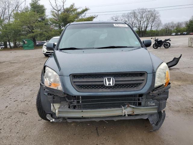 5FNYF18694B007987 - 2004 HONDA PILOT EXL GRAY photo 5