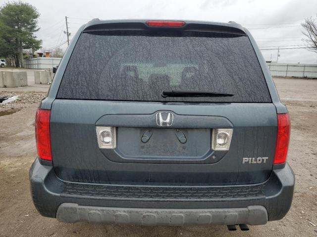 5FNYF18694B007987 - 2004 HONDA PILOT EXL GRAY photo 6