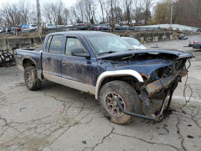 1D7HG48N04S591419 - 2004 DODGE DAKOTA QUAD SLT BLUE photo 4