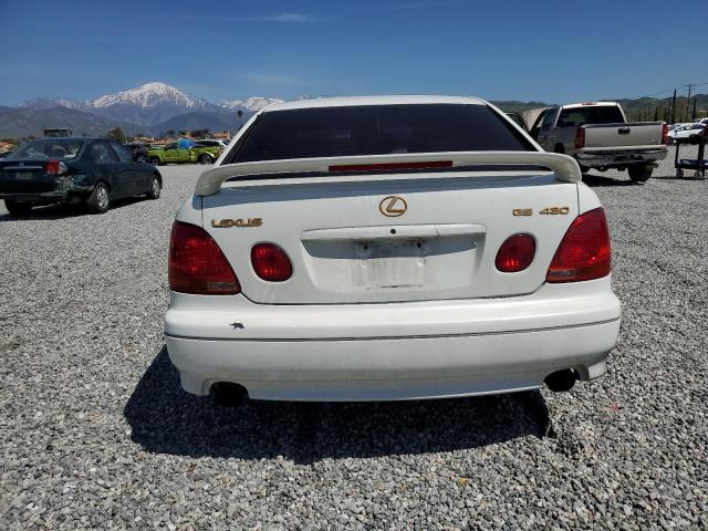 JT8BL69S810004238 - 2001 LEXUS GS 430 WHITE photo 6