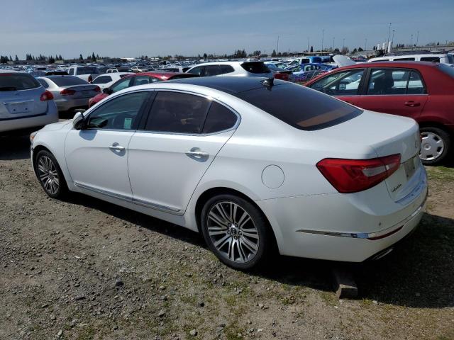 KNALN4D74E5131131 - 2014 KIA CADENZA PREMIUM WHITE photo 2