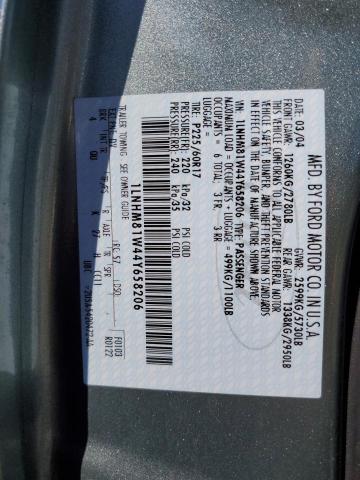 1LNHM81W44Y658206 - 2004 LINCOLN TOWN CAR EXECUTIVE TEAL photo 12