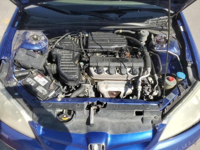 1HGES16335L015266 - 2005 HONDA CIVIC DX VP BLUE photo 11