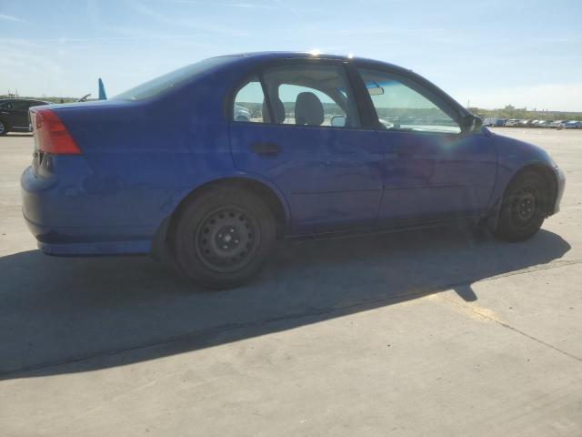 1HGES16335L015266 - 2005 HONDA CIVIC DX VP BLUE photo 3