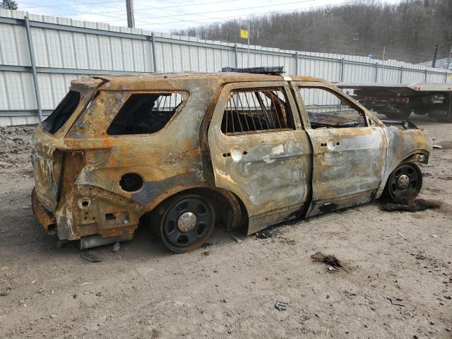 1FM5K8AR9JGC18762 - 2018 FORD EXPLORER POLICE INTERCEPTOR 烧焦的 照片 3