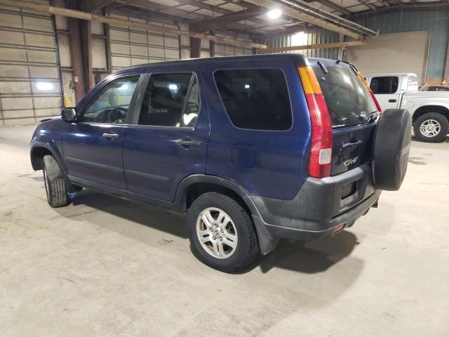 JHLRD78832C088366 - 2002 HONDA CR-V EX BLUE photo 2