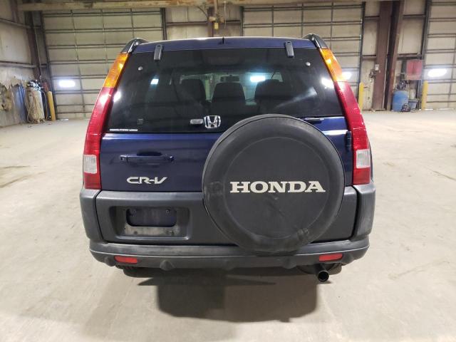 JHLRD78832C088366 - 2002 HONDA CR-V EX BLUE photo 6