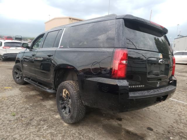 1GNSKHKC7HR352550 - 2017 CHEVROLET SUBURBAN K1500 LT BLACK photo 3