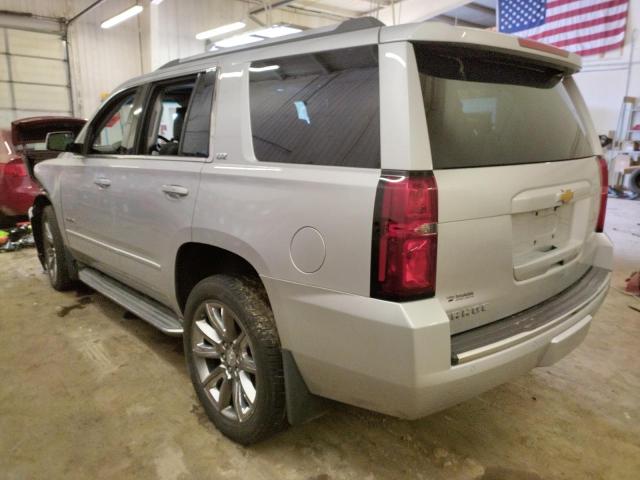 1GNSKCKC4FR288211 - 2015 CHEVROLET TAHOE K1500 LTZ SILVER photo 2